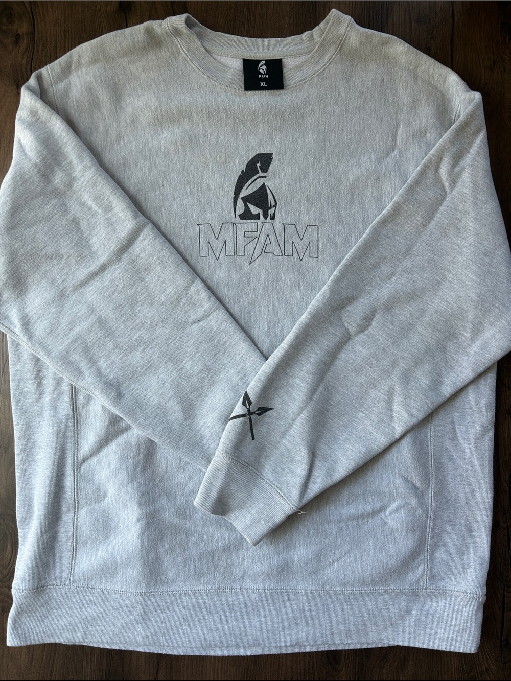 MFAM Grey Men's Crewneck Sweatshirt